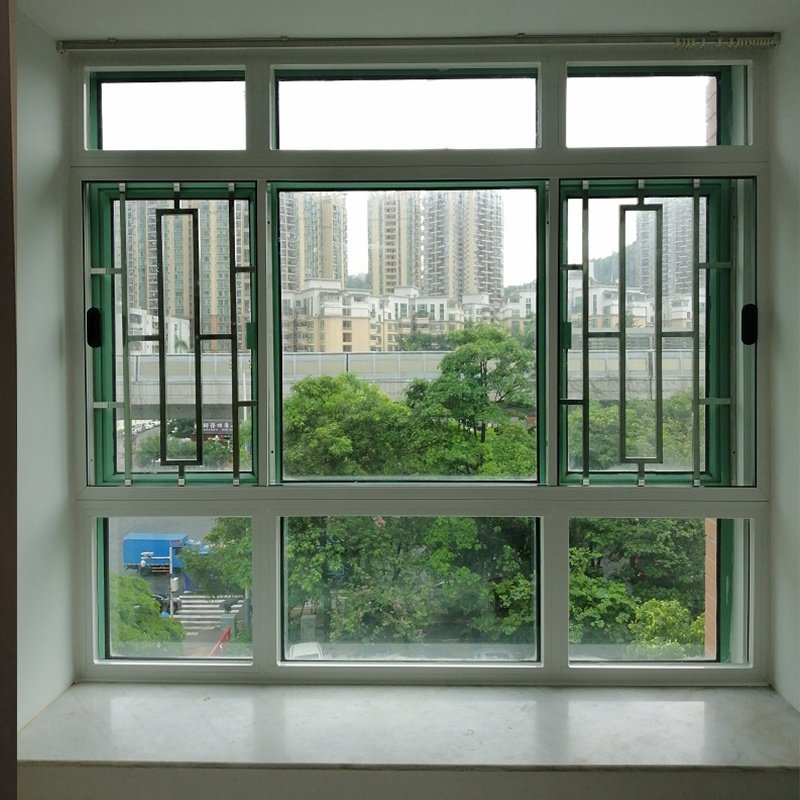 深圳静音隔音窗户加装夹胶玻璃断桥铝合金k推拉平开门窗封阳台定