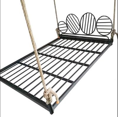 椅子空中成人定制民宿吊床实木床悬空网红家具悬挂摇摇床道具现代
