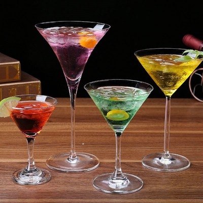 酒吧杯子香槟杯美观花样调酒杯酒具吧台水晶玻璃杯型杯酒柜通用.