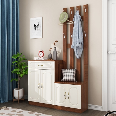 鞋柜玄关柜可挂衣一体