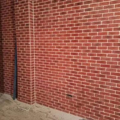 红色文化砖电视背景墙瓷砖红砖片复古小别墅外墙砖室外仿古文化石