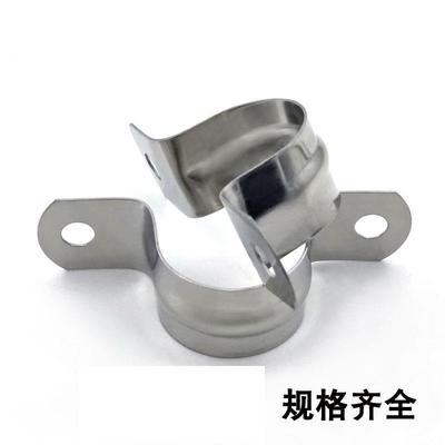 水管通用不锈钢管卡子固定卡扣式ppr管电线管40mm空调管半圆32mm