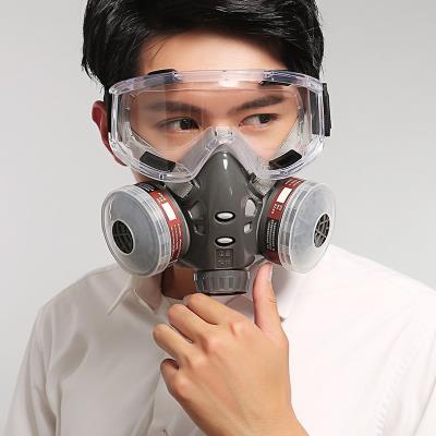 隔离蓝光一氧化碳挂耳防毒喷漆专用防尘滤纸口罩活性炭防护罩面具