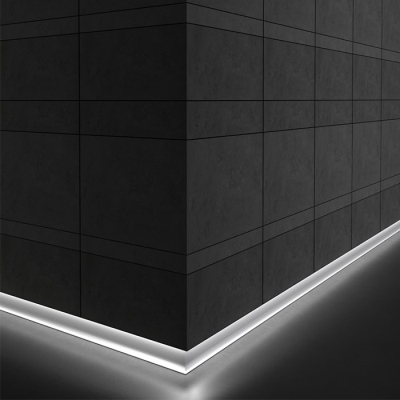 灯光踢脚线墙角灯光带灯踢脚线内嵌式隐形灯光装饰地线脚线铝合金