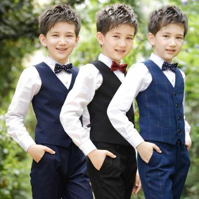 9男童8夏装7背带裤6小男孩10短袖衬衫4花童12岁儿童演出礼服5生日