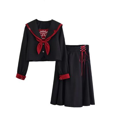 小恶魔日系正统jk制服软妹长袖水手服学生校服班服暗黑魔法阵套装