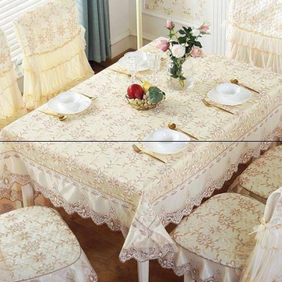 餐厅桌布长方形家用布艺图片