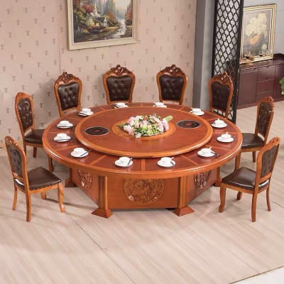 圆火锅桌实木图片