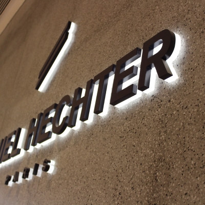 精品不锈钢背发光字定做制作招牌门头亚克力广告户外迷你广告牌.