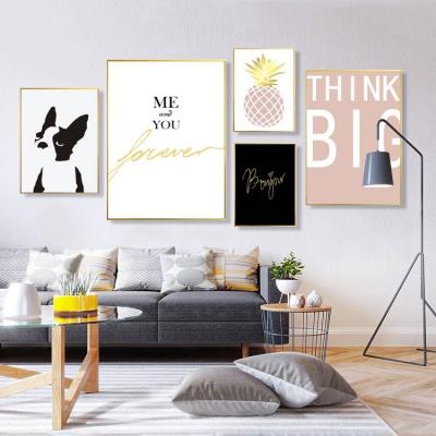 拼图装饰画 挂墙北欧风格装饰画组合挂画沙发背景墙客厅卧室壁画