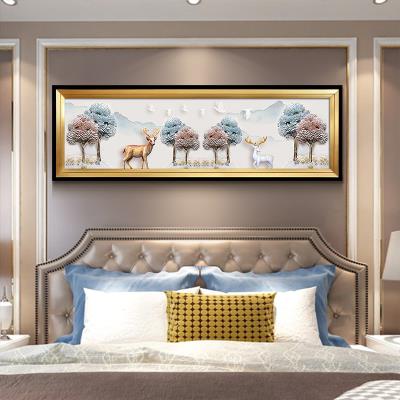 卧室装饰画房间壁画温馨浪漫欧式卧室画背景床头挂画卧室墙壁装饰