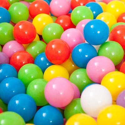 球池大球泡泡球手柄收纳框淘气堡气球玩具屋宝宝洗澡玩具海洋球七