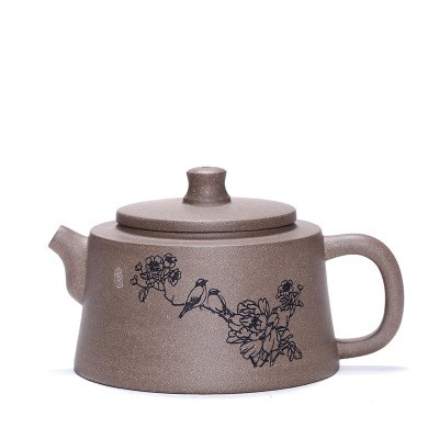 归朴井栏宜兴紫砂壶清水泥段泥 刘跃风手工名家 茶壶收藏送礼茶具