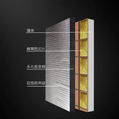 隔音棉墙体室内卧室家用吸音消音棉隔音板自粘隔音毡材料海绵门窗
