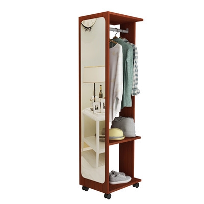带镜子的衣柜全身穿衣镜收纳宿舍寝室卧室经济型柜子现代简约置物