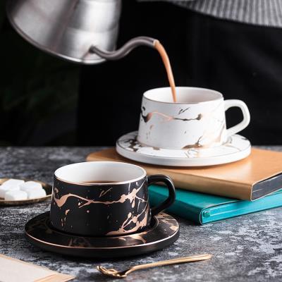 咖啡杯碟欧式小奢华意式咖啡杯ins风精致的高级陶瓷网红杯子套装