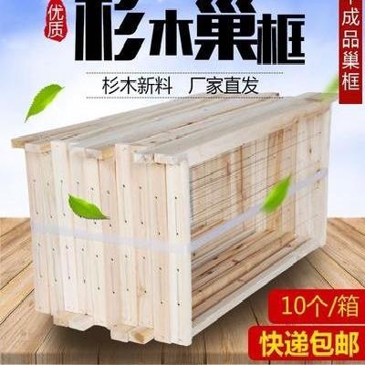 巢房防逃框安装散装基础养蜂塑料蜂具蜜蜂半成品中蜂巢框工具带