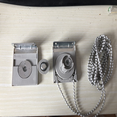 卷帘拉珠配件拉姆斯拉珠制头钢制重型卷帘支架控制器卷轴窗帘包邮