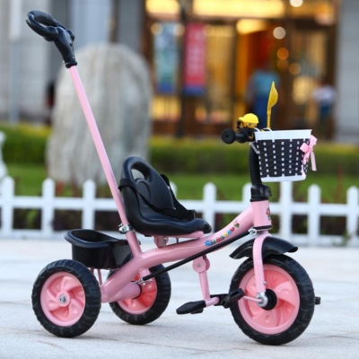 小孩手推车简单方便脚踏车幼儿车轻便车时尚女宝宝童车幼童新款到