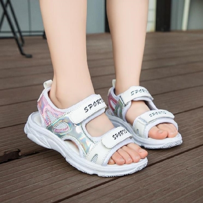 女童户外运动凉鞋图片