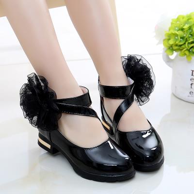 3-12岁10女童公主皮鞋4春季5单鞋6女孩子7舞蹈鞋8小孩9高跟鞋红色