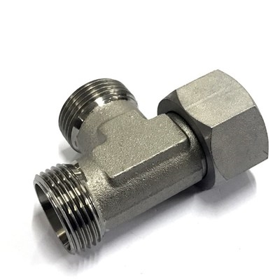 ts式接头三通液压液压接头卡内不锈钢油管套活螺纹高压cd液压碳钢