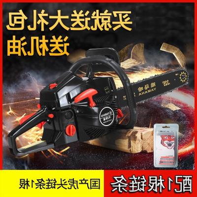 日本购6900大功率油锯汽油伐木家用手提式油锯小型电锯伐木锯柴油