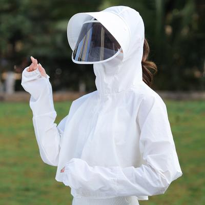 夏季防晒面罩女开车全脸薄款防紫外线护颈遮阳披肩电动车骑行头套