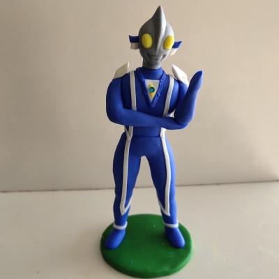 手工礼品软陶泥 奥特曼 创意泥人卡通公仔摆件生日礼物工艺品