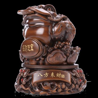 富贵招财金蟾摆件八方招财进宝金蝉开业礼品摆件 收银台实用大气