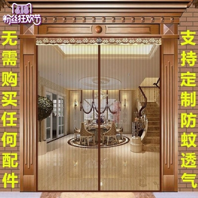 饰新款 透气玄关帘 家用个性 韩国软纱门潮流门帘子装 防苍蝇子 夏季