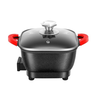 炒菜一体锅多功能家用可煮饭四方插电小型火锅炒锅2韩式4人能煲汤