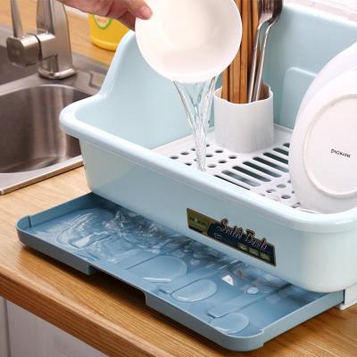 装碗盒放碗筷收纳盒沥水带盖简易碗柜家用厨房收纳盒小号餐具碗架