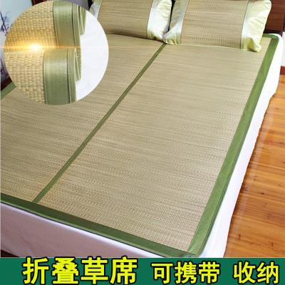 草床垫子草编折叠图片