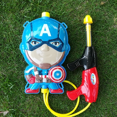 儿童背包水枪玩具大容量抽拉式书包男孩宝宝滋水枪小孩喷戏水枪抢