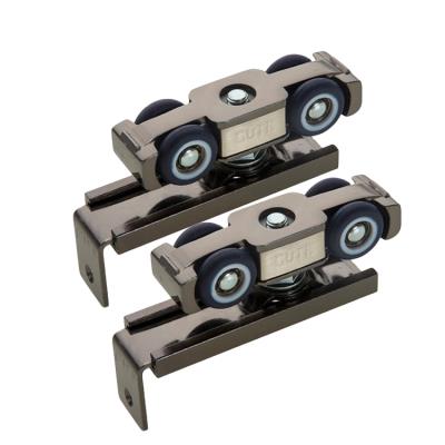 简易轮子推拉门轨道家用橱窗商用滑轮式单轨稳固加厚滑行