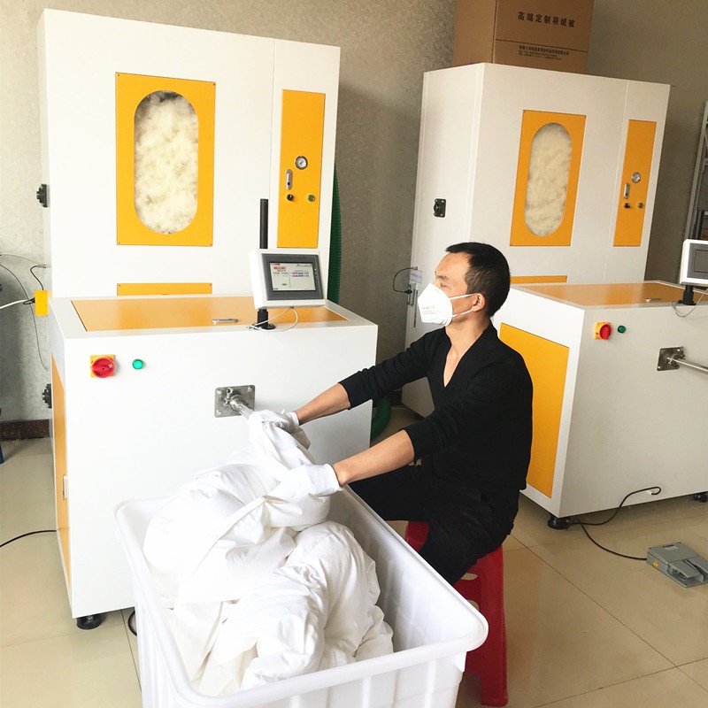 手动小型充绒机羽绒填充机充棉机羽绒机充珍珠棉机中级羽绒被填充