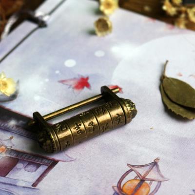 汉字密码锁创意复古锁老式挂锁