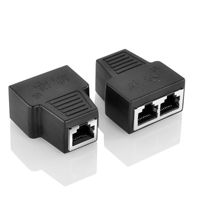 d26网线分线器转换器中转接头一分二口宿舍同时上网水晶头办公poe