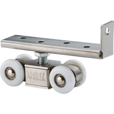 滑轮四轮厨房阳台移门木门推拉门吊轮静音不锈钢吊轨轨道轮2只