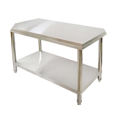 加固架子加厚结实桌子托架简单简约304不锈钢快餐桌家用折叠圆形桌子