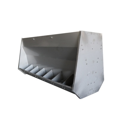 自动料槽喂猪槽槽母猪仔猪用猪食下料槽双面不锈钢采食