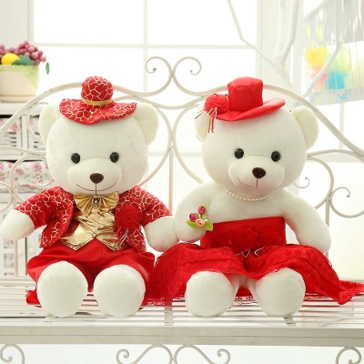 对熊情侣熊结婚婚房装饰图片