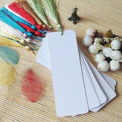 签diy材料包 幼儿园自制手工空白卡片硬纸亲子做书签的材料标记.