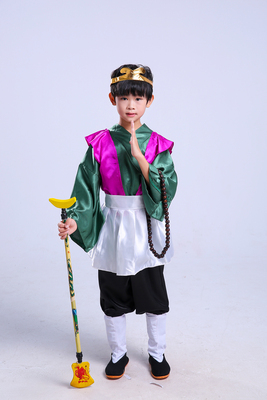 新新款西游记沙和尚演出服装儿童快手抖音沙僧男童沙悟净话剧表演