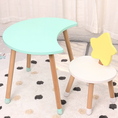 宝宝看书小桌子幼儿园早教蒙氏家具桌椅儿童小方桌实木餐桌画画书桌