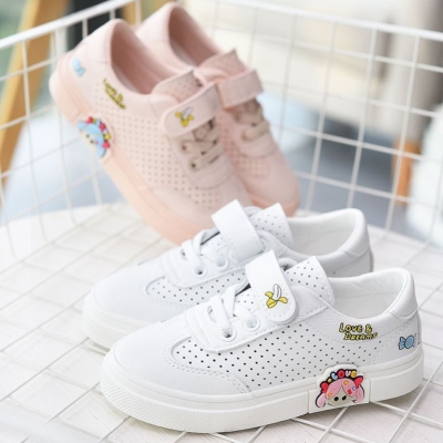 2020年春款 女童板鞋 韩版 防滑透气小女孩网眼鞋 网面童鞋