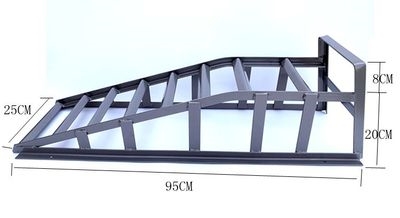 高档修车保养坡道支架换机油坡道板汽车维修工具厚钢板阶梯斜坡换