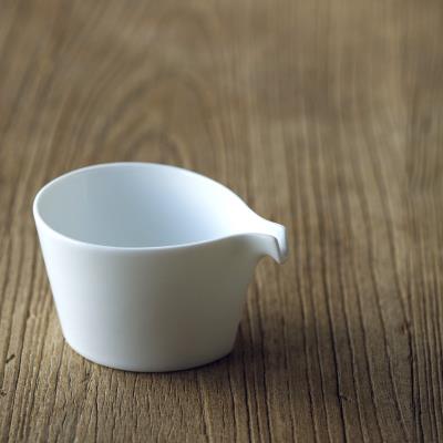 日本购dc[旧瓷社]安藤雅信款白瓷公道杯陶瓷大号匀杯片口分茶器.