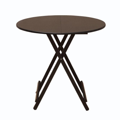 折叠圆台面圆桌面餐桌折叠桌简易便携式成套圆台子折叠圆桌面简易家用